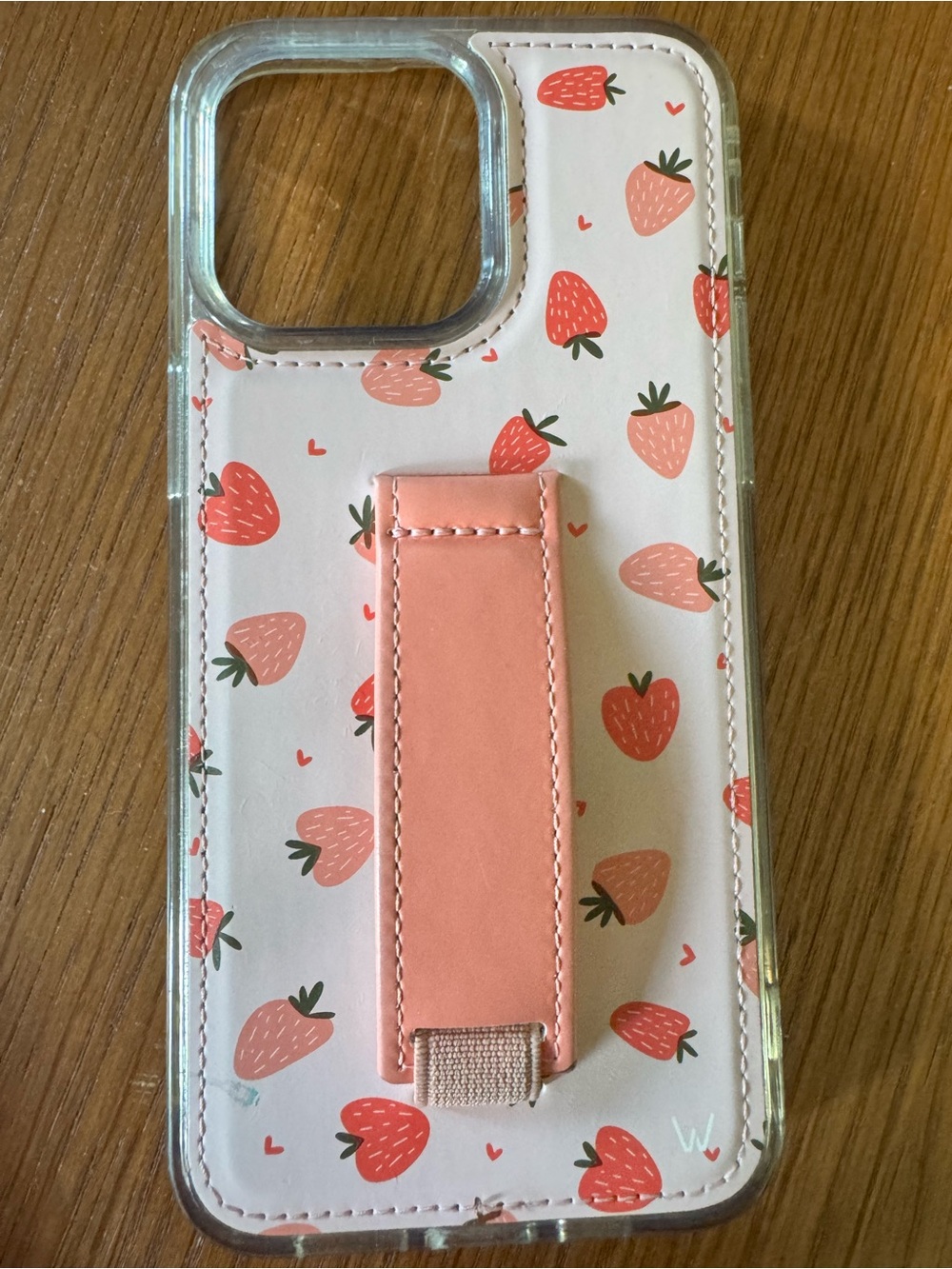 Strawberry 🍓 Walli iPhone 15 Pro Max Case Strap